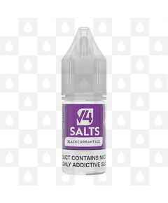 Blackcurrant Ice by V4 Salts E Liquid | 10ml Bottles, Strength & Size: 20mg • 10ml