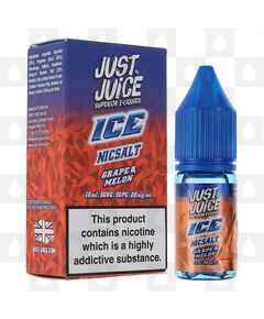 Grape & Melon Ice Nic Salt by Just Juice E Liquid | 10ml Bottles, Strength & Size: 20mg • 10ml