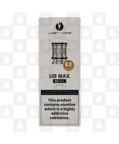 Lost Vape UB Max Coils, Ohms: UB Max X3 Coils 0.3 Ohm Mesh (40-60W)