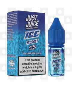 Pure Mint Ice Nic Salt by Just Juice E Liquid | 10ml Bottles, Strength & Size: 20mg • 10ml
