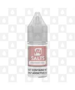Strawberry Milk by V4 Salts E Liquid | 10ml Bottles, Nicotine Strength: NS 10mg, Size: 10ml (1x10ml)