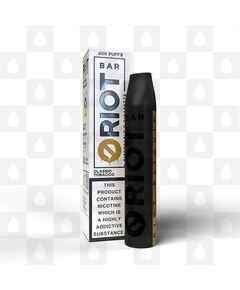 Classic Tobacco Riot Bar | Disposable Vapes, Strength & Puff Count: 00mg • 600 Puffs