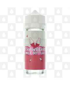 Strawberry Milk Bottles by Milk Bottles | 100ml Short Fill, Size: 100ml (120ml Bottle)
