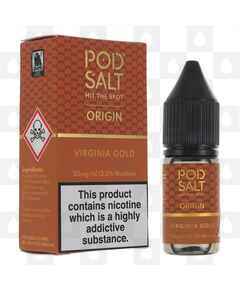 Virginia Gold | Origin by Pod Salt E Liquid | Nic Salt, Strength & Size: 11mg • 10ml