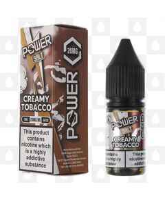 Creamy Tobacco | Power by JNP E Liquid | Nic Salt, Strength & Size: 20mg • 10ml