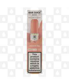 Peach Ice by Bar Juice 5000 E Liquid | Nic Salt, Strength & Size: 10mg • 10ml
