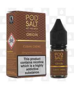 Cuban Creme Nic Salt by Pod Salt E Liquid | 10ml Bottles, Strength & Size: 11mg • 10ml