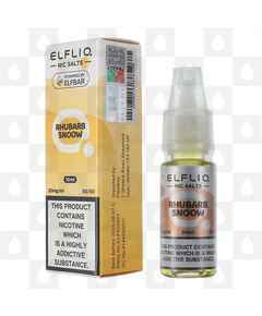 Rhubarb Snoow by Elfliq | Elf Bar E Liquid | 10ml Nic Salt, Strength & Size: 20mg • 10ml