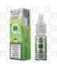 Sour Apple by Elfliq | Elf Bar E Liquid | 10ml Nic Salt, Strength & Size: 20mg • 10ml