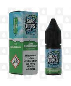 Apple Blackcurrant Ice | Sub Zero by Six Licks E Liquid | Nic Salt, Strength & Size: 20mg • 10ml