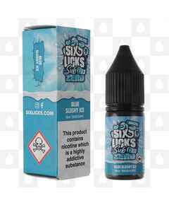 Blue Slushy Ice | Sub Zero by Six Licks E Liquid | Nic Salt, Strength & Size: 20mg • 10ml