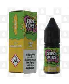 Lemon Lime | Tongue Twisters by Six Licks E Liquid | Nic Salt, Strength & Size: 20mg • 10ml