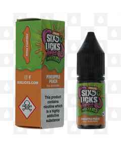 Pineapple Peach | Tongue Twisters by Six Licks E Liquid | Nic Salt, Strength & Size: 20mg • 10ml