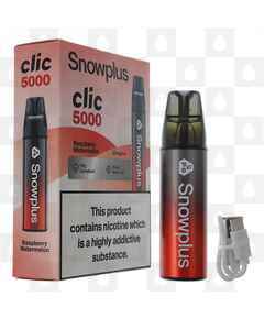 Raspberry Watermelon | Snowplus Clic 12ml 5000 Puff 20mg | Disposable Vapes