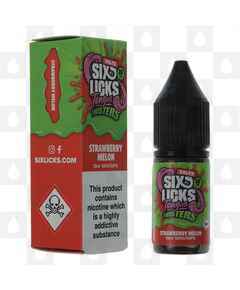 Strawberry Melon | Tongue Twisters by Six Licks E Liquid | Nic Salt, Strength & Size: 20mg • 10ml