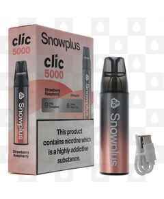 Strawberry Raspberry | Snowplus Clic 12ml 5000 Puff 20mg | Disposable Vapes