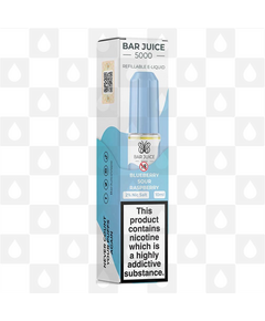Blueberry Sour Raspberry by Bar Juice 5000 E Liquid | Nic Salt, Strength & Size: 10mg • 10ml