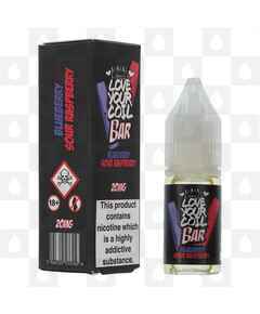 Blueberry Sour Raspberry Bar Salts by Love Your Coil E Liquid | 10ml Nic Salt, Strength & Size: 20mg • 10ml