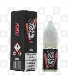 Peach Bar Salts by Love Your Coil E Liquid | 10ml Nic Salt, Strength & Size: 20mg • 10ml