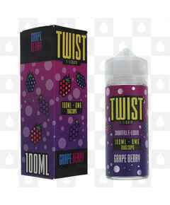 Grape Berry Mix by Twist E Liquid | 50ml & 100ml Short Fill, Strength & Size: 0mg • 100ml (120ml Bottle)