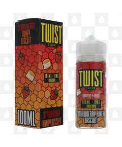 Strawberry Honey Biscuit by Twist E Liquid | 50ml & 100ml Short Fill, Strength & Size: 0mg • 100ml (120ml Bottle)