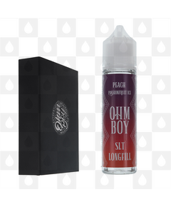 Peach Passionfruit Ice by Ohm Boy SLT | 60ml Longfill, Nicotine Type: Regular Nicotine, Strength & Size: 06mg • 60ml • Inc Shots (50/50)