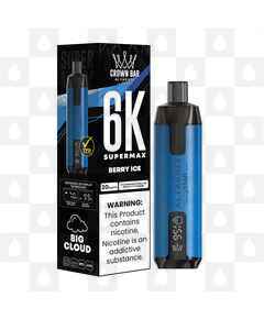 Berry Ice | Crown Bar by Al Fakher Supermax 6000 | Disposable Vapes