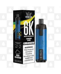 Lemon Lime | Crown Bar by Al Fakher Supermax 6000 | Disposable Vapes
