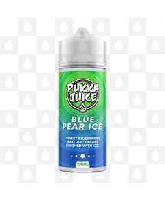 Blue Pear Ice by Pukka Juice E Liquid | 100ml Shortfill, Strength & Size: 0mg • 100ml (120ml Bottle)