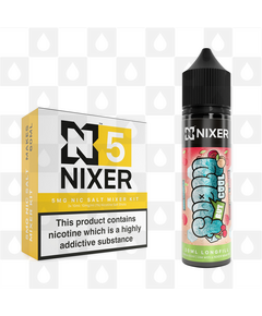 Cherry Peach & Rhubarb by Fugly But Cool x Nixer E Liquid | 60ml Long Fill, Strength & Size: Salt 05mg • 60ml • Inc Shots (50/50)