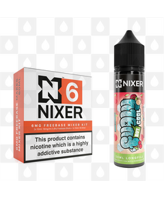 Cherry Peach & Rhubarb by Fugly But Cool x Nixer E Liquid | 60ml Long Fill, Strength & Size: 06mg • 60ml • Inc Shots (70/30)