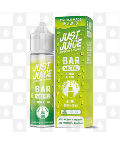 Lemon & Lime by Just Juice Bar Saltfill E Liquid | 40ml Shortfill