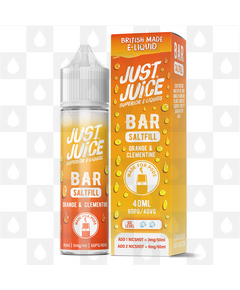 Orange Clementine by Just Juice Bar Saltfill E Liquid | 40ml Shortfill