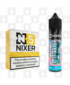 Summer Fruits by Fugly But Cool x Nixer E Liquid | 60ml Long Fill, Nicotine Type: Nicotine Salt, Strength & Size: 05mg Salt • 60ml • Inc Shots (50/50)