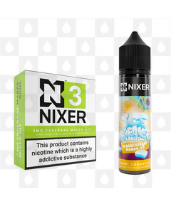 Blackcurrant Mango Ice by Ice Breaker x Nixer E Liquid | 60ml Long Fill, Nicotine Type: Nicotine Free, Strength & Size: 00mg • 60ml • Inc VG/PG Shots (50/50)