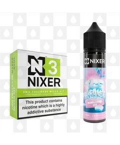 Bubblegum Ice by Ice Breaker x Nixer E Liquid | 60ml Long Fill, Nicotine Type: Nicotine Free, Strength & Size: 00mg • 60ml • Inc VG/PG Shots (50/50)