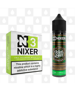 Contra by Wick Liquor x Nixer E Liquid | 60ml Long Fill, Strength & Size: 03mg • 60ml • Inc Shots (70/30)