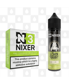 Rio by Jack Rabbit x Nixer E Liquid | 60ml Long Fill, Strength & Size: 03mg • 60ml • Inc Shots (70/30)