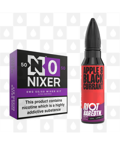 Apple & Blackcurrant | BAR EDTN by Riot Squad E Liquid | 60ml Long Fill, Nicotine Type: Nicotine Free, Strength & Size: 00mg • 60ml • Inc VG/PG Shots (50/50)