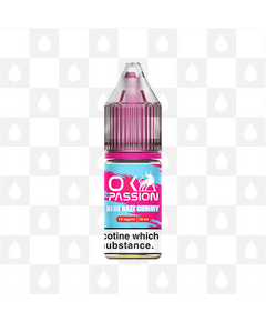 Blue Razz Gummy by Ox Passion | 10ml Nic Salt, Strength & Size: 10mg • 10ml