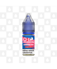 Blueberry Pom by Ox Passion | 10ml Nic Salt, Strength & Size: 10mg • 10ml