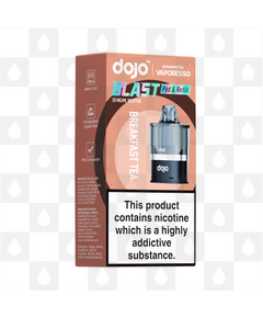 Breakfast Tea | Vaporesso Dojo Blast 6000 Replacement Pods, Strength & Puff Count: 20mg • 6000 Puffs
