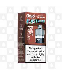Peanut Chocolate | Vaporesso Dojo Blast 6000 Replacement Pods, Strength & Puff Count: 20mg • 6000 Puffs