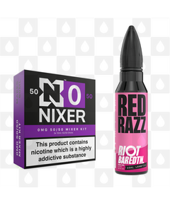 Red Razz | BAR EDTN by Riot Squad E Liquid | 60ml Long Fill, Nicotine Type: Nicotine Free, Strength & Size: 00mg • 60ml • Inc VG/PG Shots (50/50)