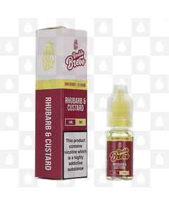 Rhubarb & Custard by Double Brew E Liquid | 10ml Nic Salt, Strength & Size: 20mg • 10ml