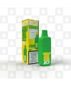 Sicilian Lemon & Lime Fizz | Riot Squad Connex Capsules, Strength & Puff Count: 10mg • 600 Puffs