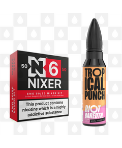 Tropical Punch | BAR EDTN by Riot Squad E Liquid | 60ml Long Fill, Nicotine Type: Regular Nicotine, Strength & Size: 06mg • 60ml • Inc Shots (50/50)