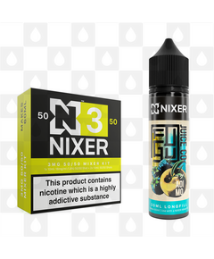 Aoi Mo by Fugu x Nixer E Liquid | 60ml Long Fill, Nicotine Type: Regular Nicotine, Strength & Size: 03mg • 60ml • Inc Shots (50/50)