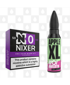 Apple XL | BAR EDTN by Riot Squad E Liquid | 60ml Long Fill, Nicotine Type: Nicotine Free, Strength & Size: 00mg • 60ml • Inc VG/PG Shots (50/50)