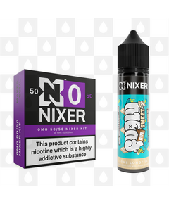 Blue Raspberry Cream Pie by Fugly But Sweet x Nixer E Liquid | 60ml Long Fill, Nicotine Type: Nicotine Free, Strength & Size: 00mg • 60ml • Inc VG/PG Shots (50/50)